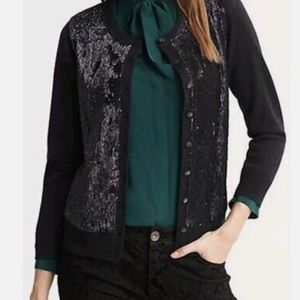 L’Wren Scott for Banana Republic Black Cardigan medium